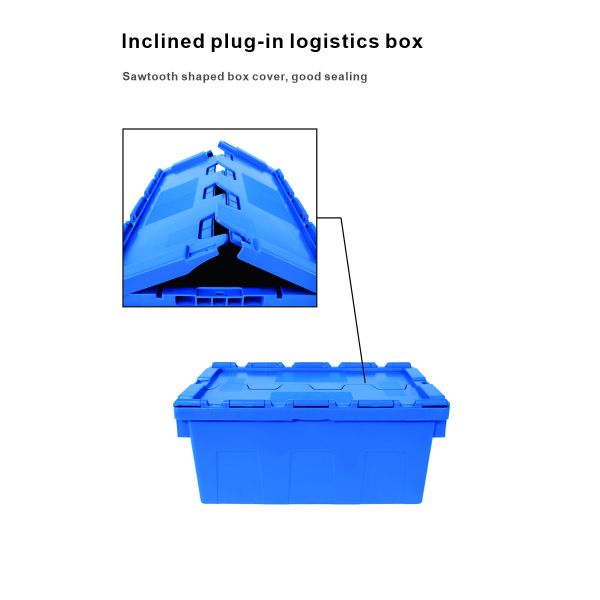 Returnable Solid Style Container PP/PE Large Plastic Moving Crate for Customized Logo
