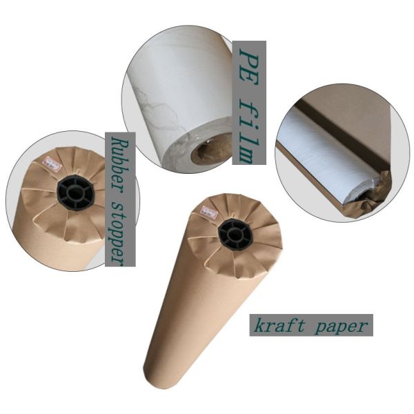 inkjet plotter paper 80 grams Smooth surface wear resistance inkjet plotter paper in roll