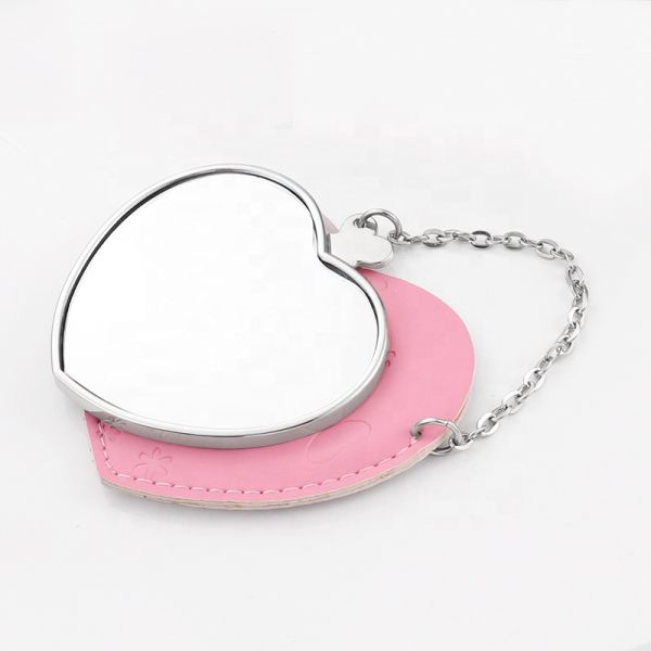 Unique Sublimation Compact Mirror With Case Blanks Custom Pocket Mirror