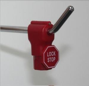 Buy cheap COMER EAS 5mm Red ABS hook stop lock Security display hook retail locking detacher hook product