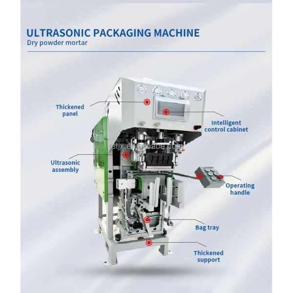 220V Automatic Ultrasonic Air Flotation Packaging Machine for Starch Mortar Building Material Powder Filling