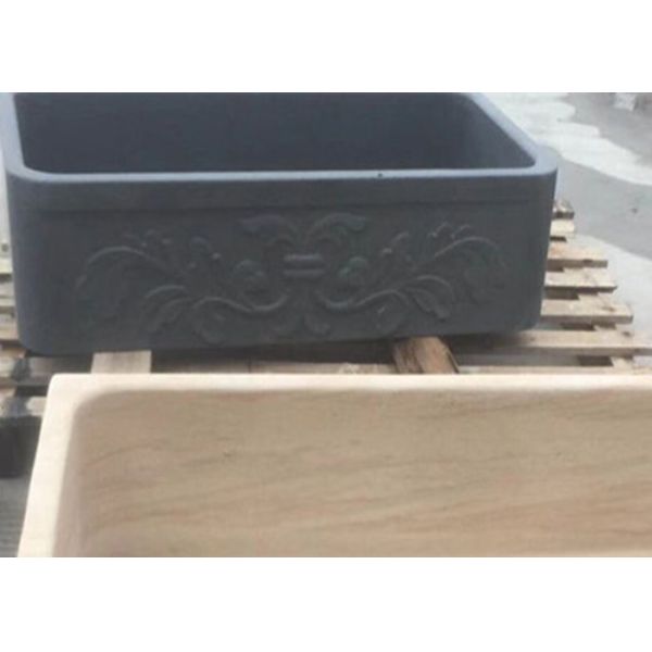 Granite Sandstone Natural Stone Bathroom Sinks With Beautiful Pattern