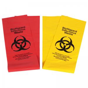 Buy cheap Good Quality Red / Yellow Medical Waste Biohazard Plastic Liners product