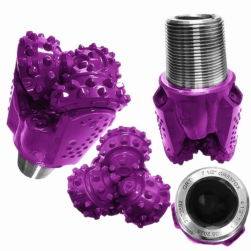API Standard Roller Cone Drilling Bit Hard Rock Borehole Inserted Tooth Tricone Drill Bit