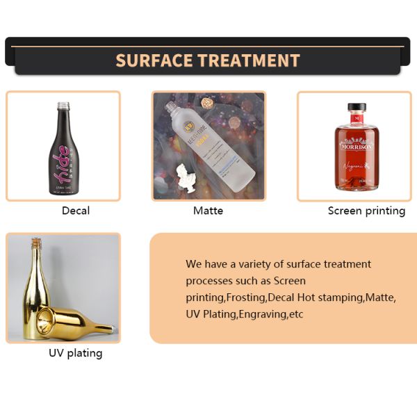 Customized Logo Mini Champagne Glass Bottle for Soft Drink Distribution and Promotion in Clear