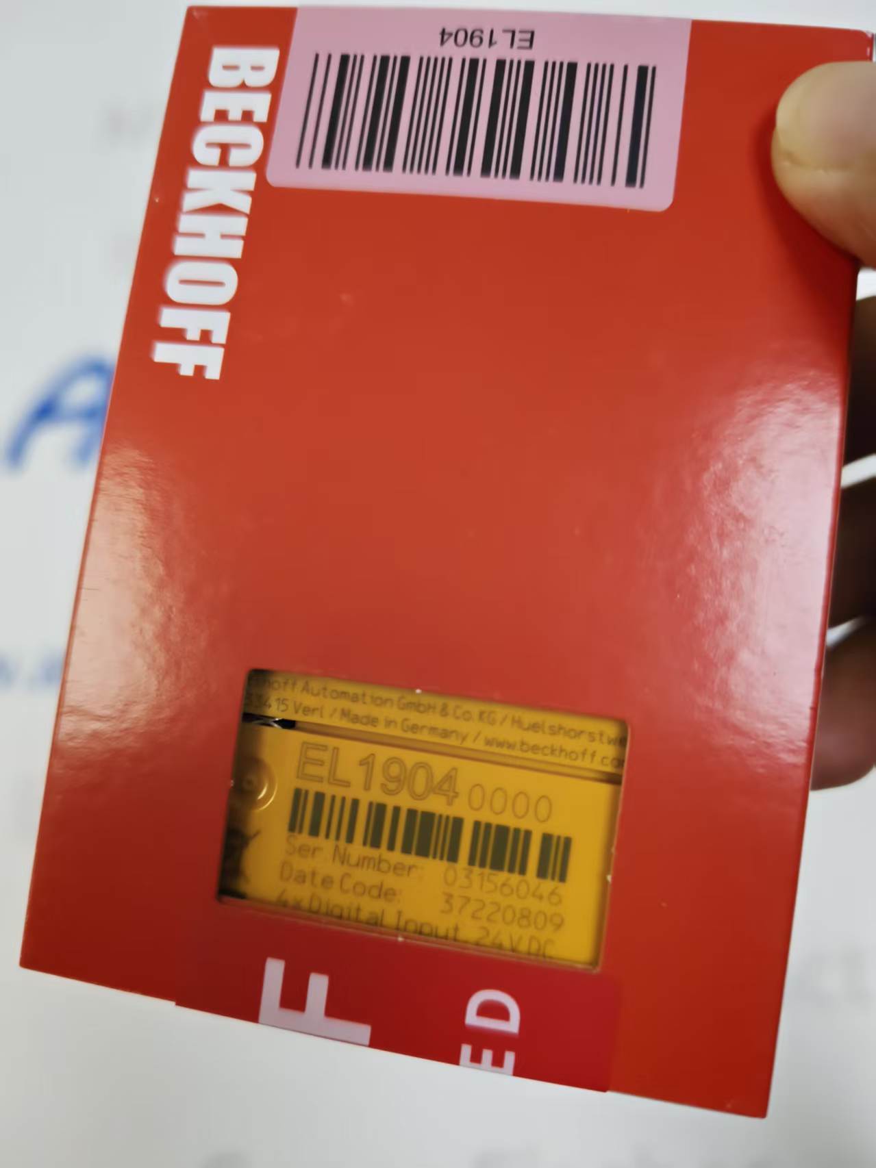 BALLUFF EL1904 0000 TwinSAFE EtherCAT Digital Input Terminal