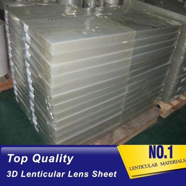 2021Hot sale 3D lenticular sheet clear PET Lenticular 75 lpi lens sheet 3D flip lenticular lens sheet