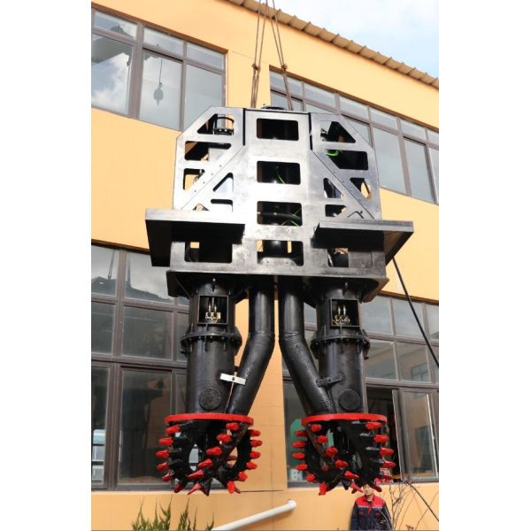 Underwater Hydraulic Double Head Dredge,Underwater dredging,Bridge dredging