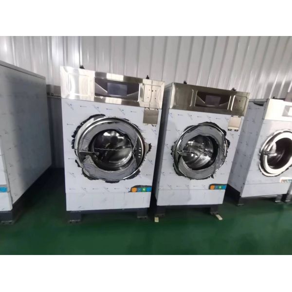 Mavis Wash 27KG Fully Automatic Washer Extractor Hard Mount with 304 Stainless Steel
