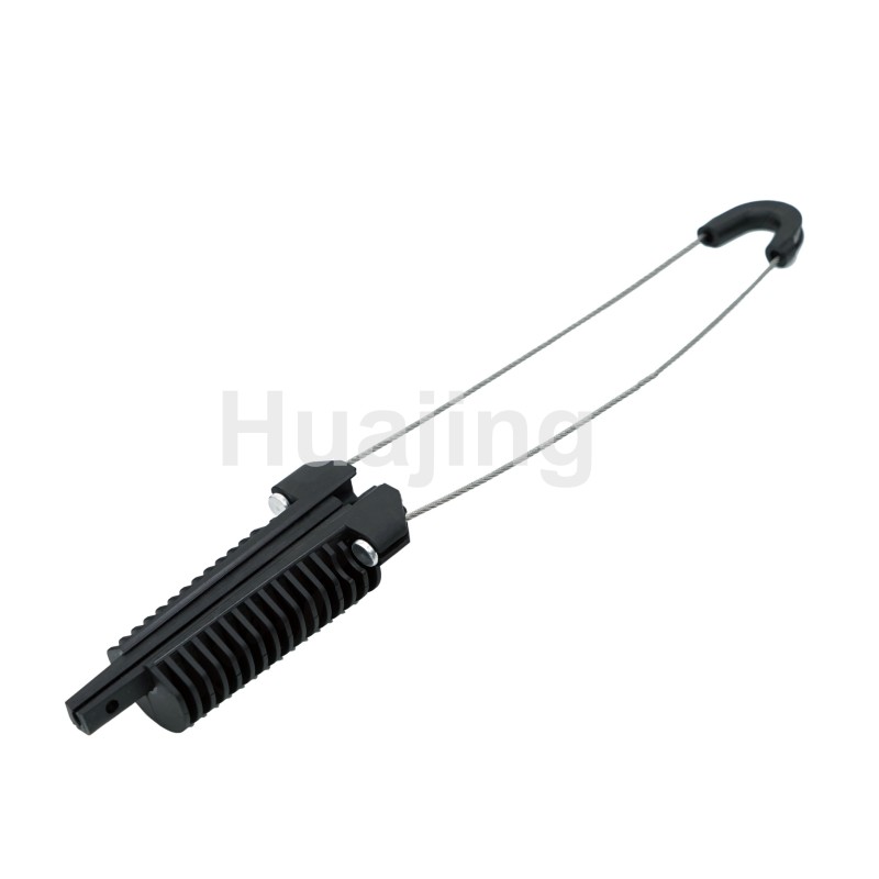 Round Optic Cable Clamp with Stainless Steel Pull Rope Non Slip Groove