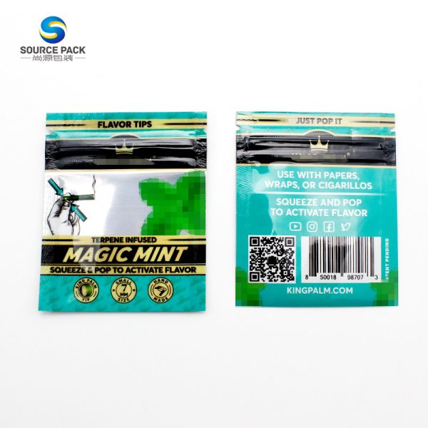 Plastic Heat Seal Free Sample Weed Tobacco Cigar Packaging For Customized Solutions