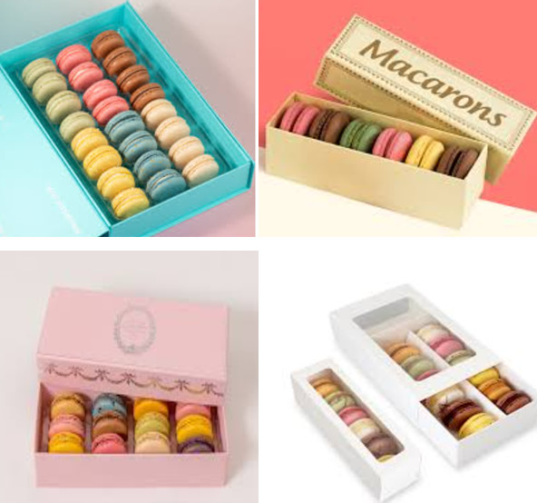 Plastic Tower Macaron Packaging Box Customizable Design