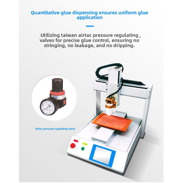 Visual Three-four-five Axis Silicone Paint Epoxy Resin Pu Uv Pvc Ab Hot Melt Doming Led Automatic Glue Dispensing Machine