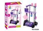 Cleaning Kit Trolley W / Working Vacuum Children's Play Toys Pretend Play Mop