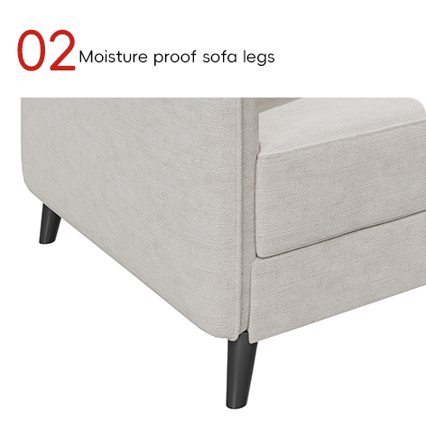 Modern fashion practical multi-functional and ergonomic three-person apartment sofa support customization