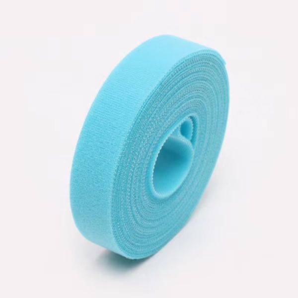 Self Adhesive Hook And Loop Strap Customized Back To Back Cable Tie Colorful