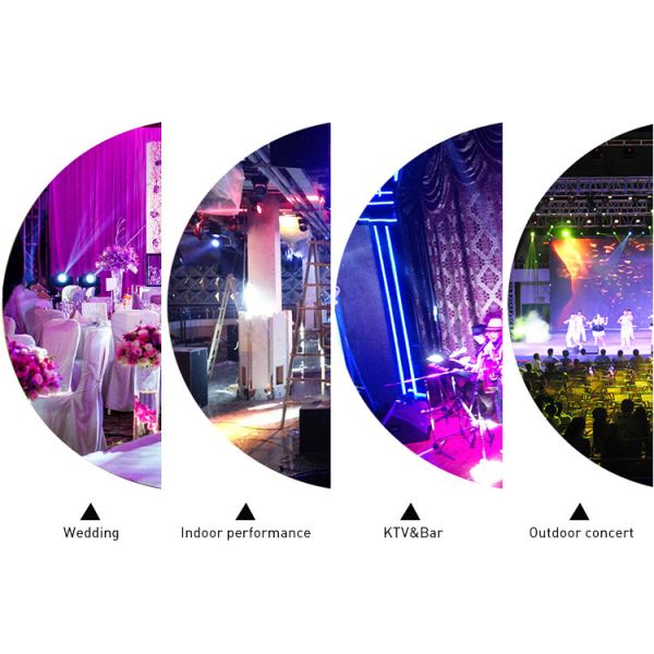 7 Color Dmx Led Moving Head Spot Light 6 Degree Beam Angle 0 -100% Linear Dimmer