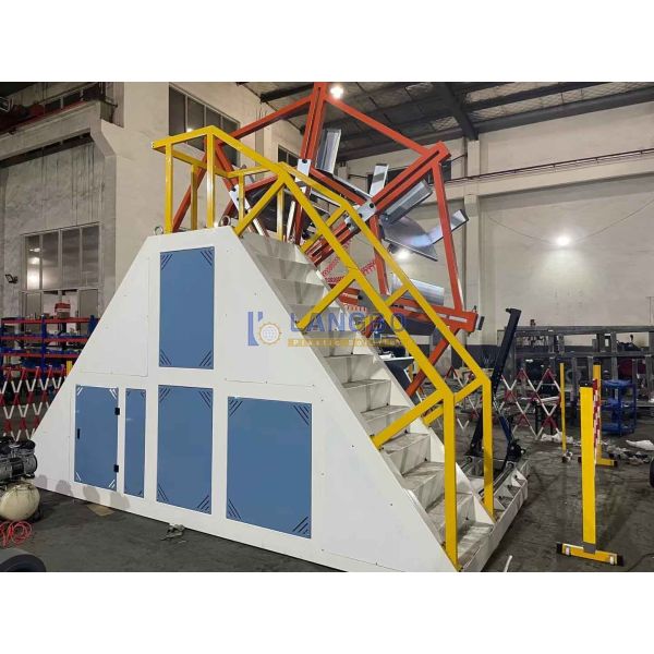 Double Station Large Diameter PE Irrigation Pipe Coiler