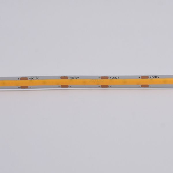 10W/M FCOB 8mm 480LEDs/M COB Reel To Reel LED Strip Light High Density FOB Linear Ribbon Lighting