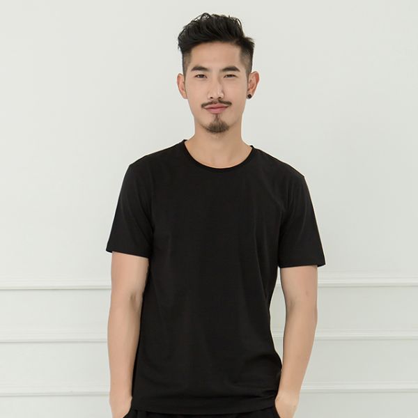 Men's Breathable 100% Cotton Screen Printing Loose Customized LOGO