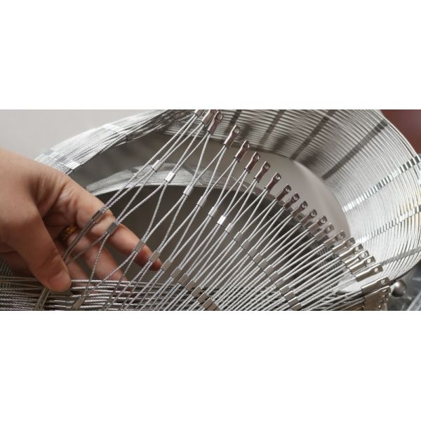 Stainless Steel Material Rope Safety Netting For Balustrading Fencing