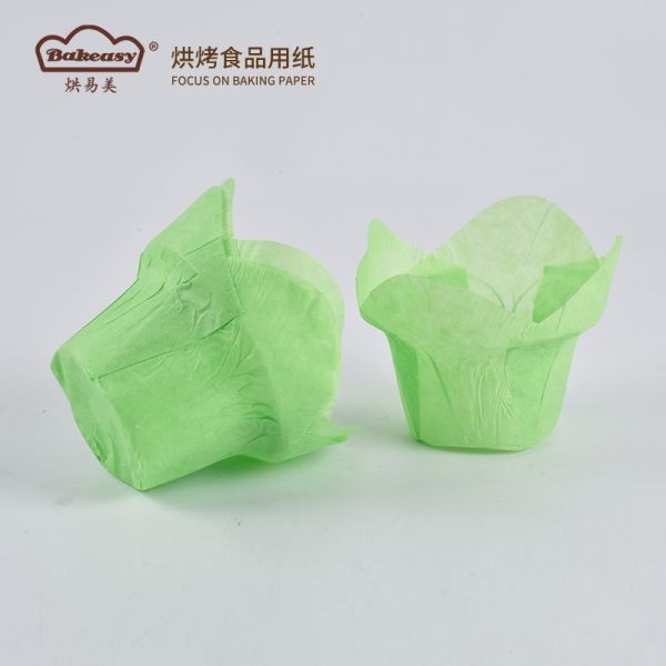 Lotus Style Baking Cups High-Temperature Resistant Paper Liners FDA & FSC Certified Baking Paper Colorful Lotus Baking Cups