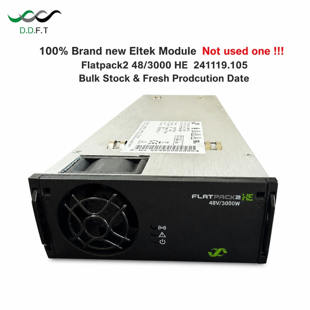 100% Original Brand New Eltek 48Vdc 3000W Module Flatpack2 48/3000HE ( P/N: 241119.105) Revision 7