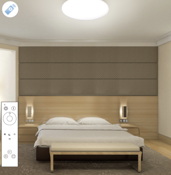 36 Watt 2835 Smart LED Panel Light Infrared Remote Control