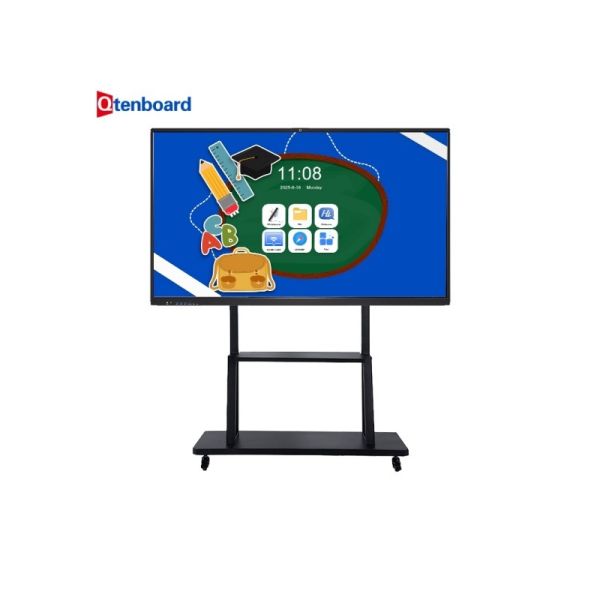 4K LCD Touch Screen Interactive Flat Panel with Dual OS (Windows + Android) for Smart Collaboration in 55-110 Inch Sizes