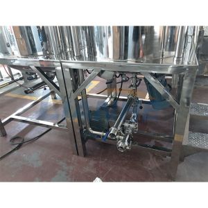 3 Layers Lotion Homogenizer Emulsifier Mixer With Circulation System