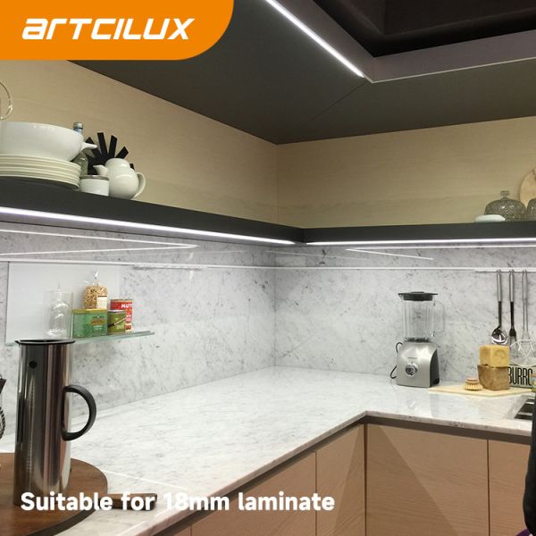 Under-Cabinet Light Panel with USB Rechargeable Lithium Battery Warm White and Cold White Daylight for Kitchen