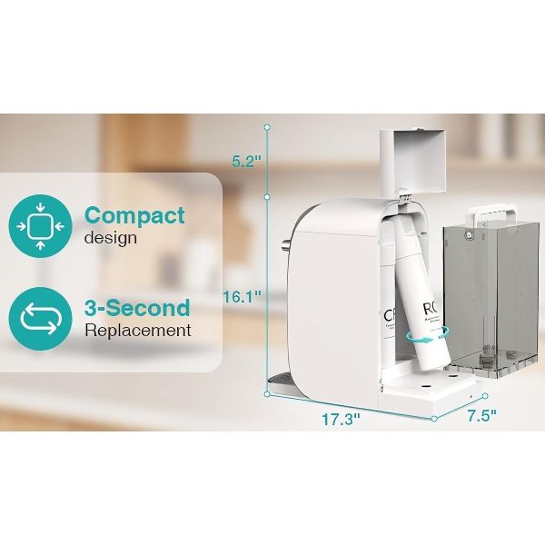 Desktop RO Zero Installation Water Purifier with UV Sterilization