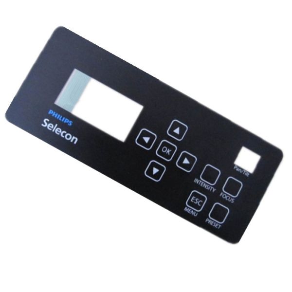 Flat Button Metal Dome Membrane Switch waterproof With Clear LCD Window
