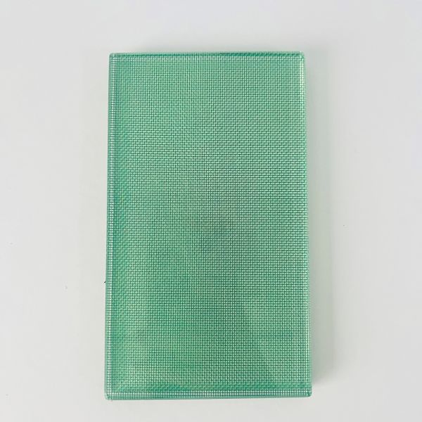 Decorative Art Gallery Laminated Mesh Glass Art Museum Laminated Glass Metal Mesh