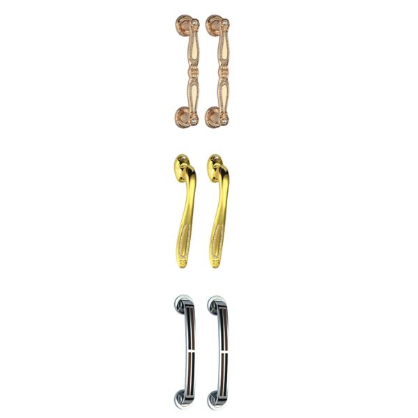 Zinc Alloy Hardware Pull Handles 256mm Extreme Corrosion Resistance