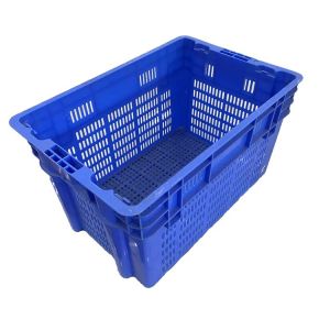 Buy cheap Reusable 60x40 Plastic Moving Crate Nestable For Warehouse 2Kg product