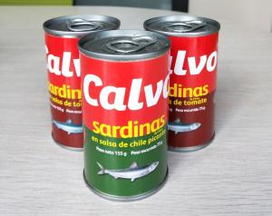 Buy cheap Calvo Brand Canned Sardine Canned Fish in Tomato Sauce with or without Chili product