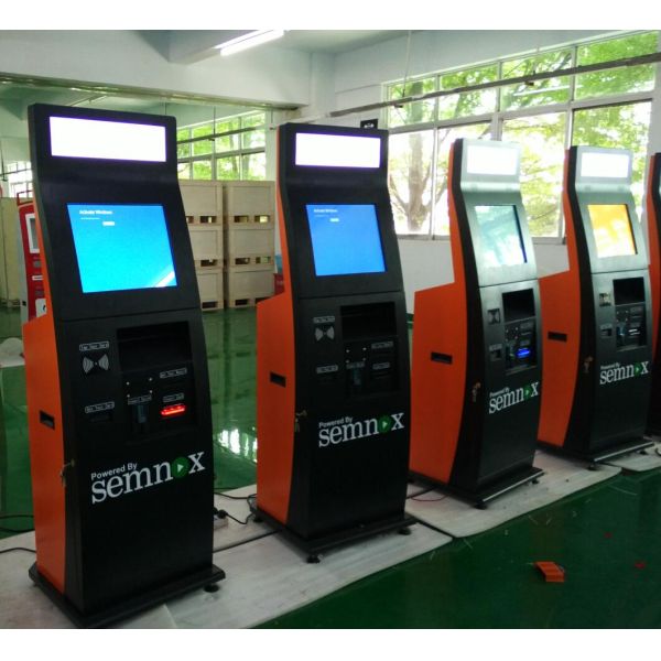 Intel 1037U CPU Hotel Self Service Check In Kiosk With Passport Scanner