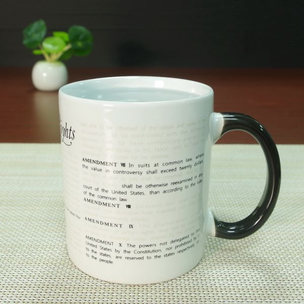 Character colour changing heat sensitive mug / Cute heat changing mugs