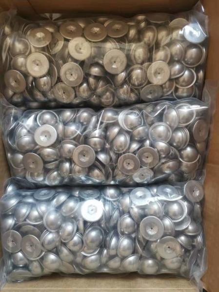 fast type 22mm Stainless Steel Insulation Dome Caps For Locked Lacing Anchors 1