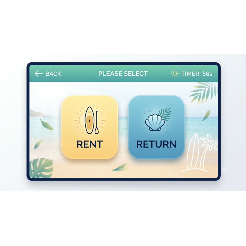 The rental process of this locker vending machine is easy and convenient.