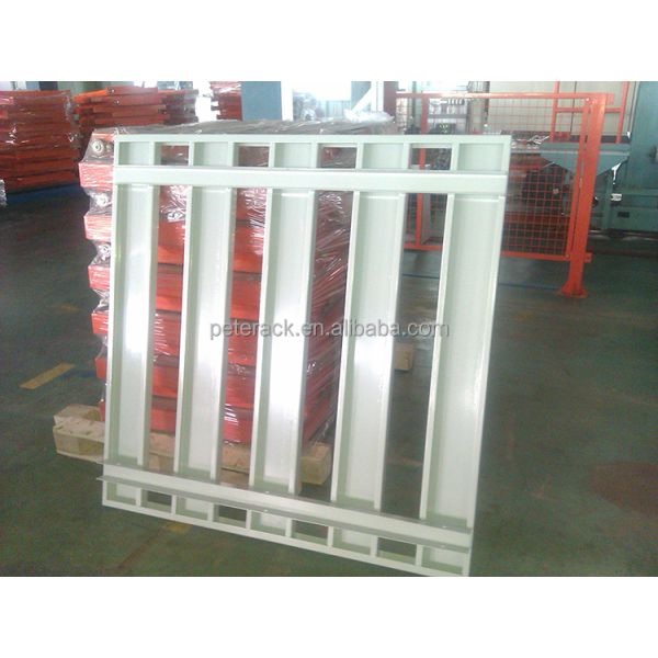 Stackable Steel Pallets 1 Layer Plate Type Storage Racking Accessories
