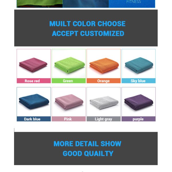 Multi Purpose Personalized Workout Towels Full Dye Sublimation Antibacterial