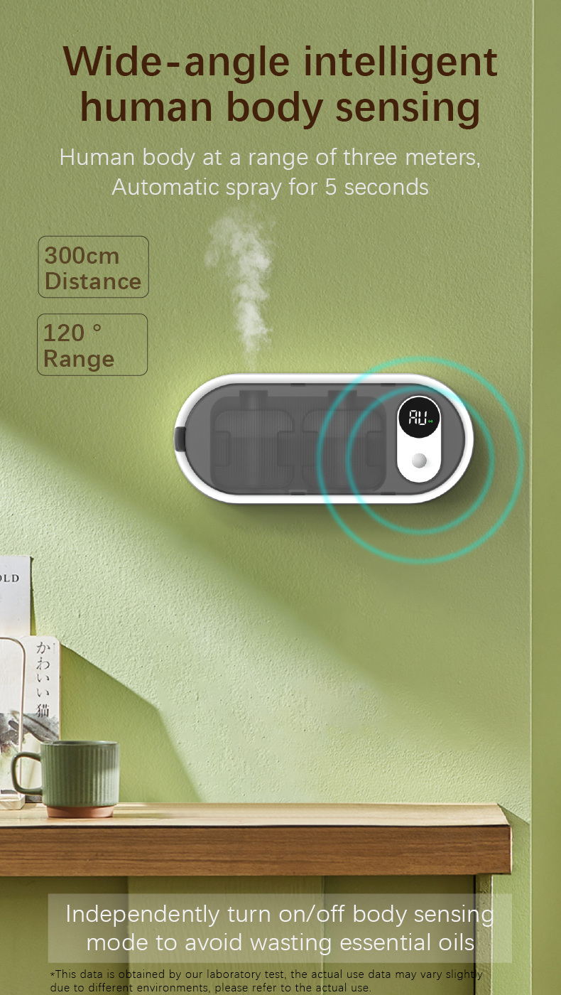OEM Machine Smart Commercial Waterless Aroma Diffuser Perfume Dispenser for Hotel Home Air