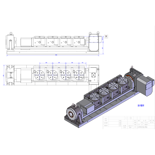 Automatic Multi-head 5th Axis Rotary Table