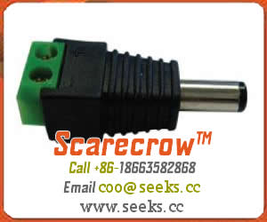 Scarecrow™ DC Plug Male