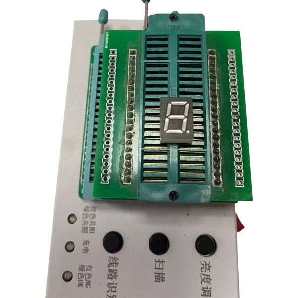 LED Single Digit 7 Segment Display 0.50 Inch 12.7mm Digit Height Black Surface Color Ideal for Digital Clocks Counters and Timers