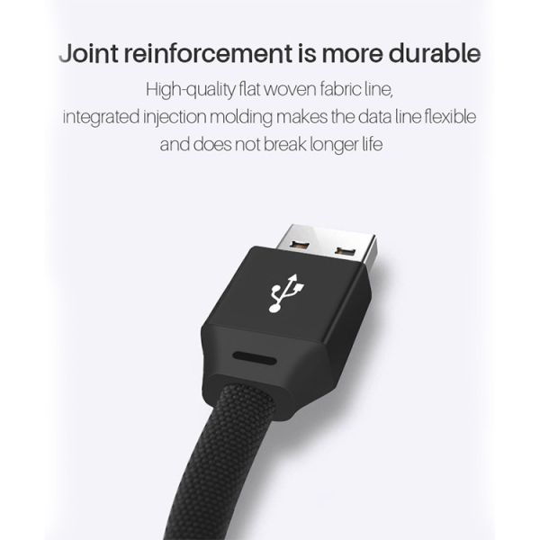 Braided Nylon SGS To USB A to TYPE-C 2.0 Cable Universal Compatibility