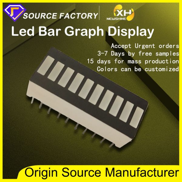 Original Factory Led Bar Graph Display Super Bright 10 Segment LED Bar light Display Linear Array Bar Graph Digital Signages