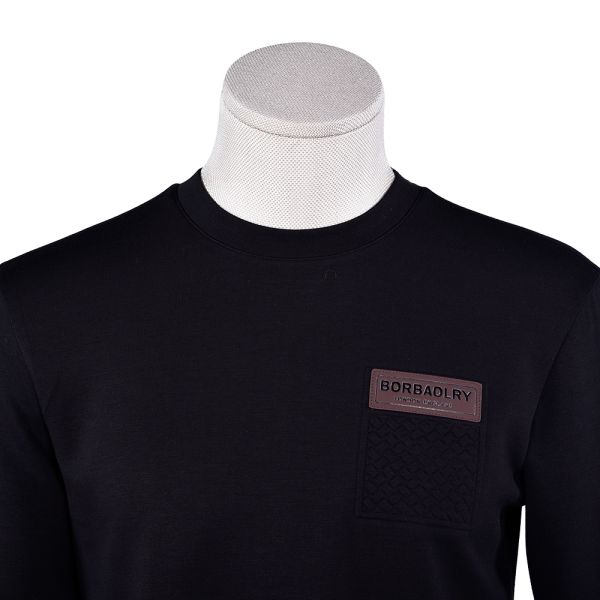 High Quality Odm Pullover Plain Dyed Plush Blank Jogger Black Crewneck Custom Hoodie Crew Neck Sweatshirt